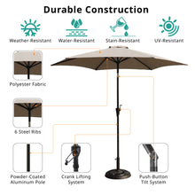 Load image into Gallery viewer, 9&#39; Pole Umbrella With Carry Bag, Gray
