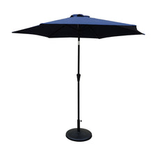 Load image into Gallery viewer, 9&#39; Pole Umbrella With Carry Bag, Navy Blue
