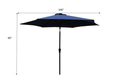 Load image into Gallery viewer, 9&#39; Pole Umbrella With Carry Bag, Navy Blue
