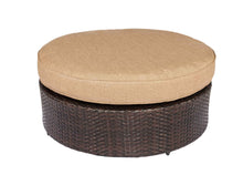 Load image into Gallery viewer, Aztec Round Ottoman 44&quot;
