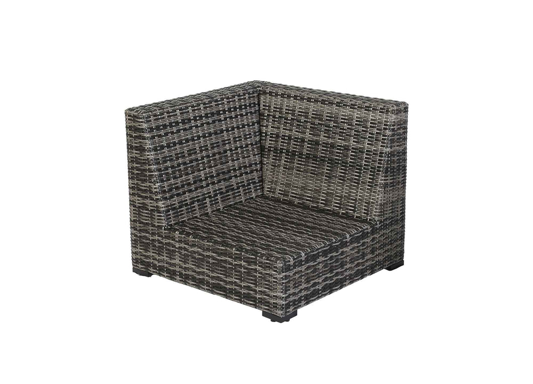 Athena Dark Sectional Corner Club Chair