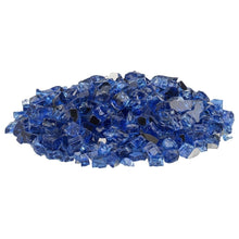 Load image into Gallery viewer, 1/2&quot; Reflective Blue Fireglass 15lb
