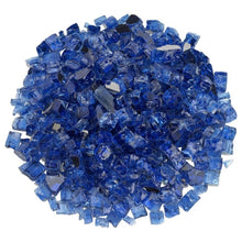 Load image into Gallery viewer, 1/2&quot; Reflective Blue Fireglass 15lb
