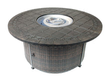 Load image into Gallery viewer, 52&quot; Round Aztec Chat Firepit Table (Burner or Ice Bucket NOT Included)
