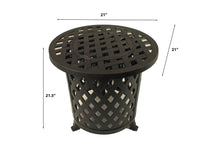 Load image into Gallery viewer, 21&quot; Round Multi-Purpose Accent Table Weave (w/ Ice Bucket)
