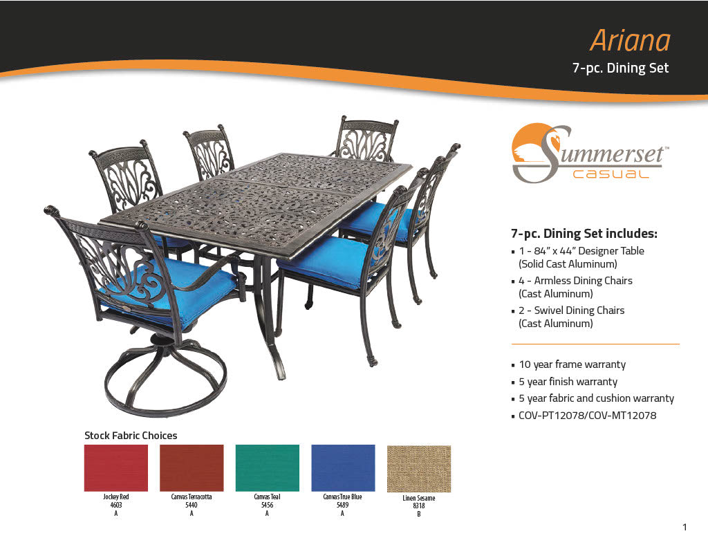 Ariana Dining 7PC Set