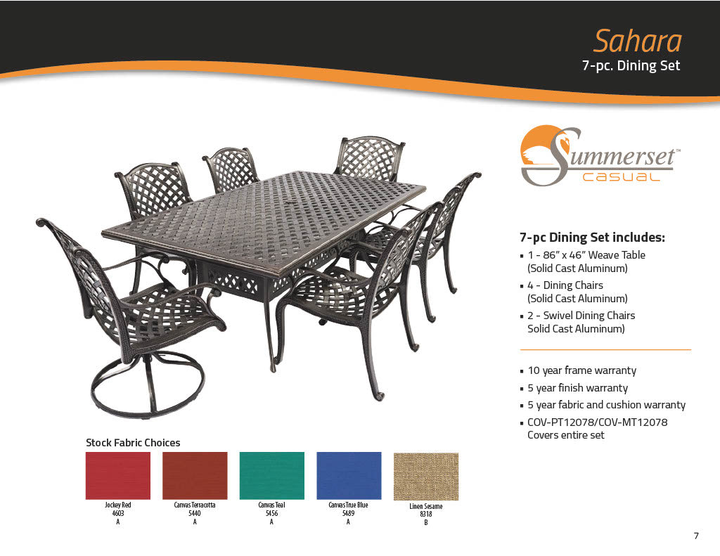 Sahara Dining 7PC Set